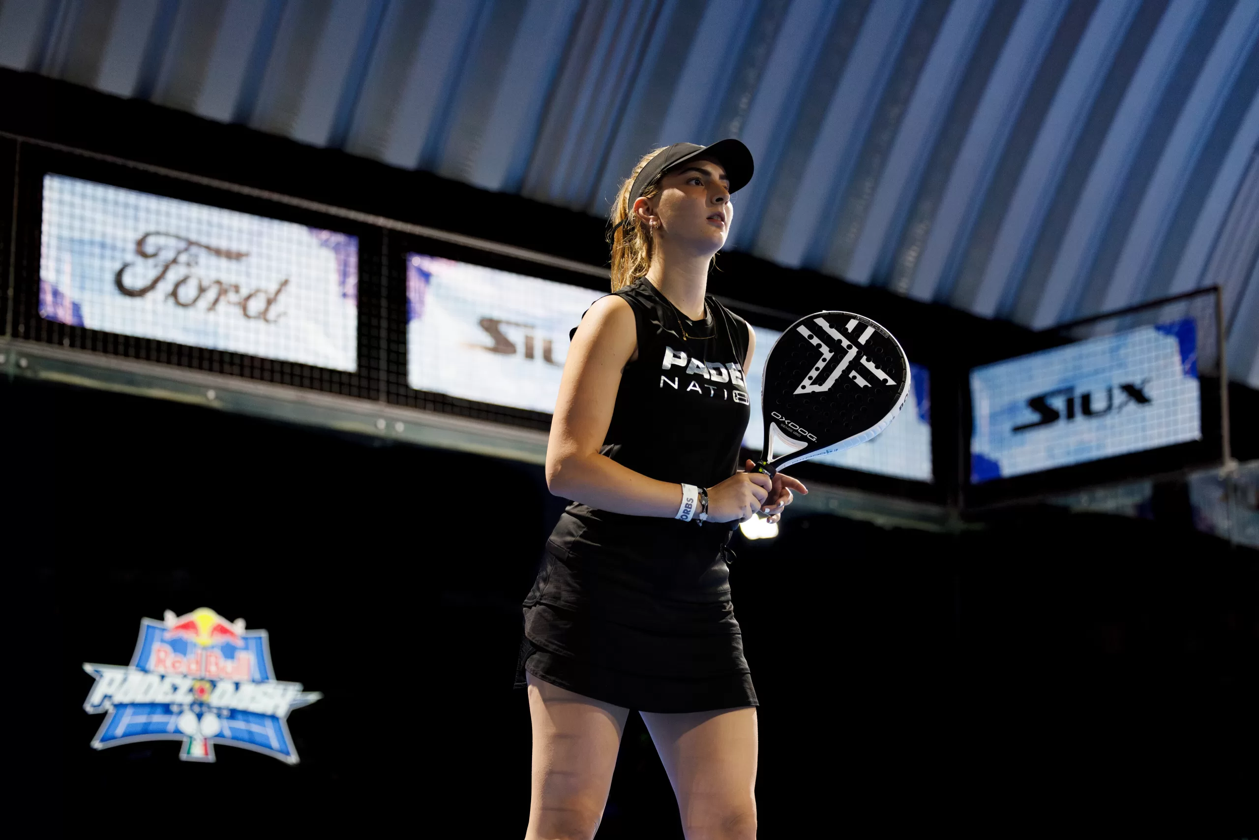 Participant performs at the Red Bull Padel Dash National Final in Mexico City, Mexico on September 7, 2024. // Jose Duch / Red Bull Content Pool // SI202409101061 // Usage for editorial use only //